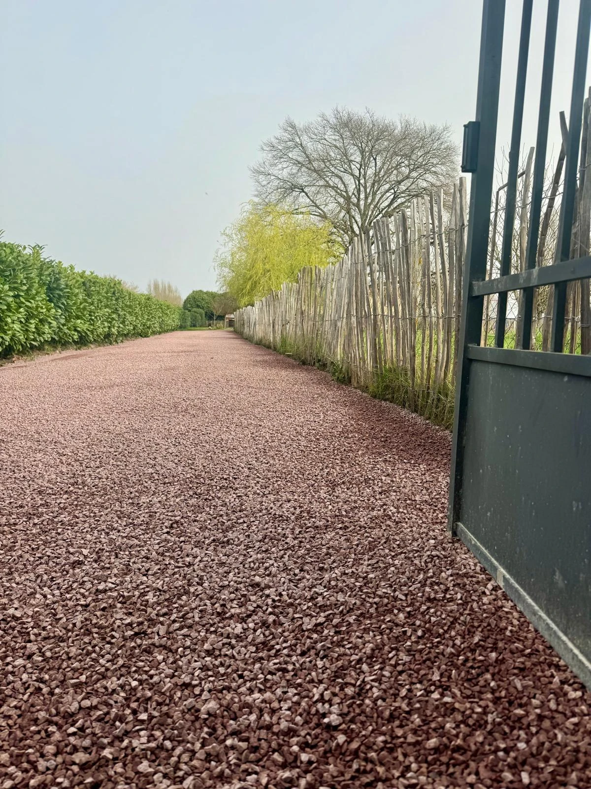 Allée de maison en gravistar panaché