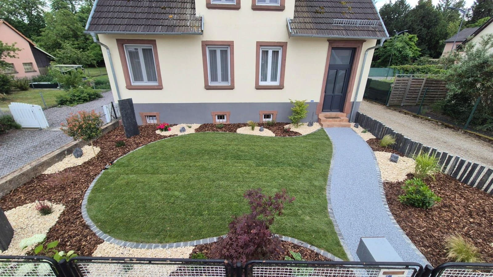 Aménagement entrée de maison