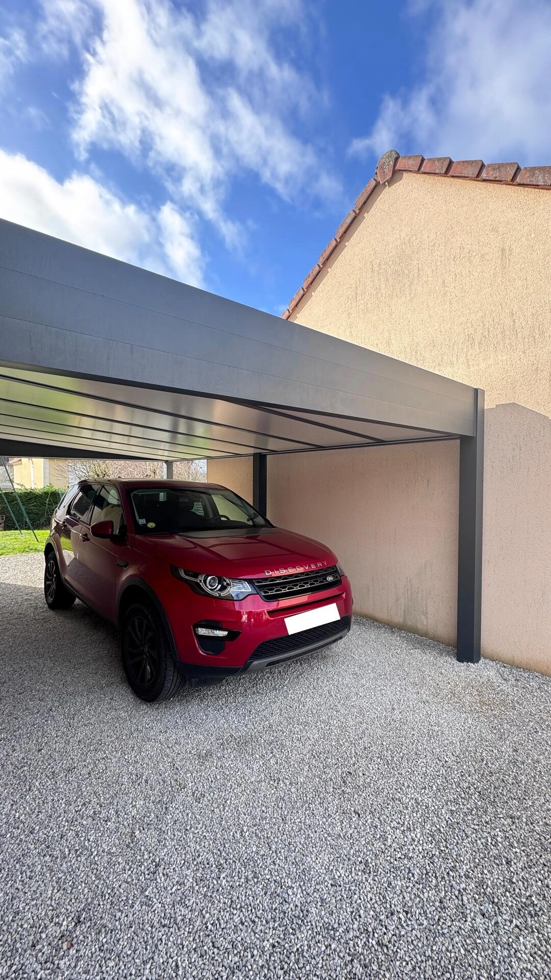 Carport Classic' Sunrise adossé à Perrigny (Yonne, 89)