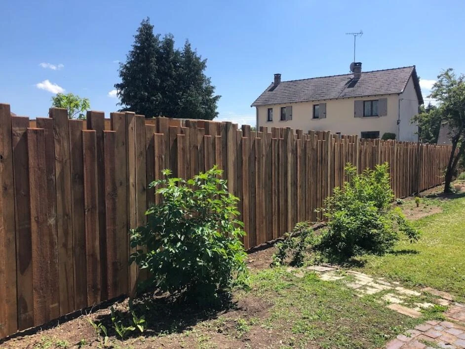 Clôture en bois