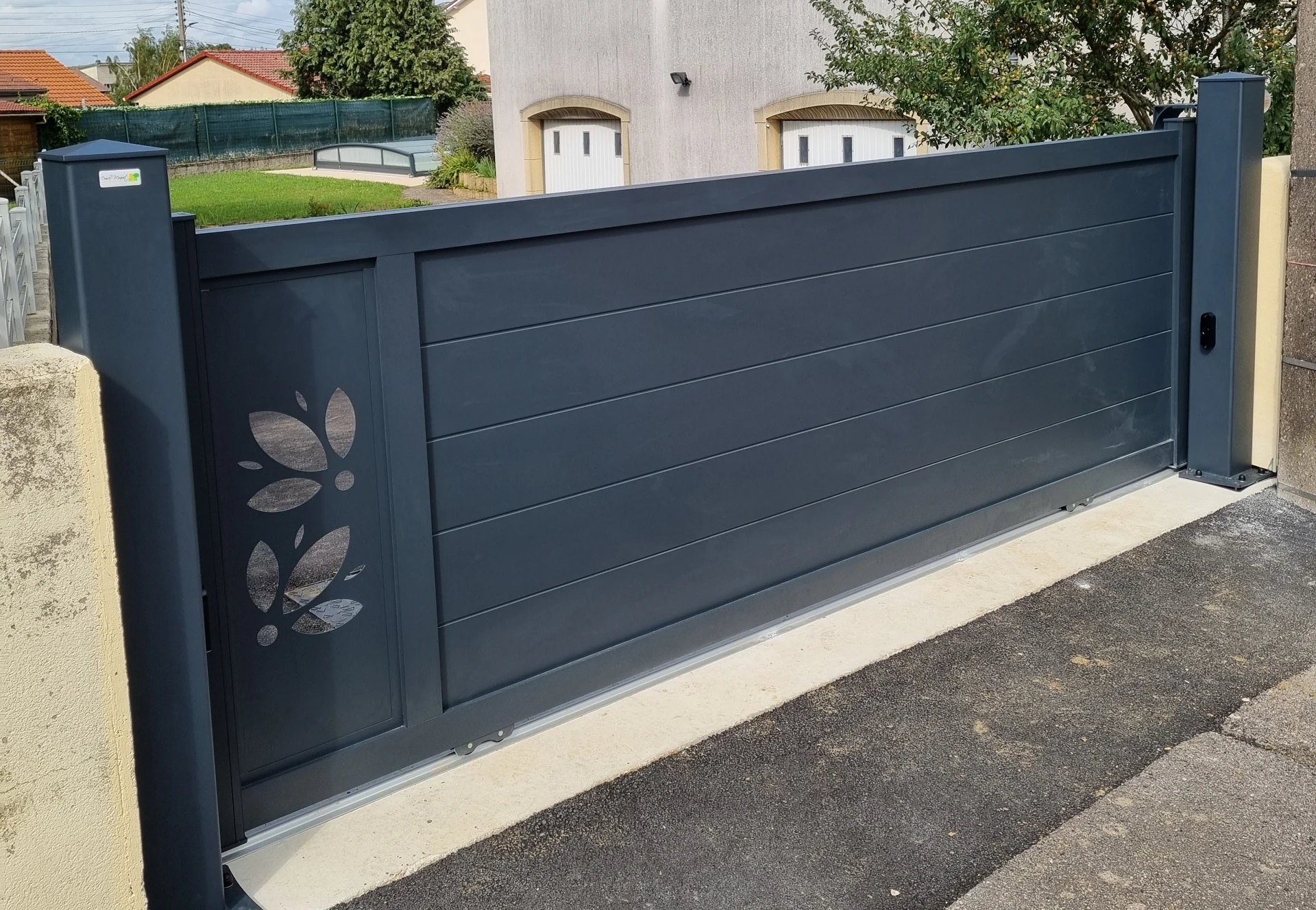 Coulissant aluminium Classic' Néo vision vertical