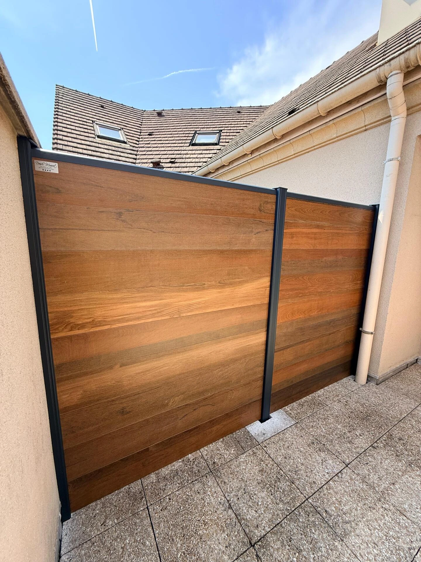 DOMASTYL IPÉ + POTEAU ALU 7016