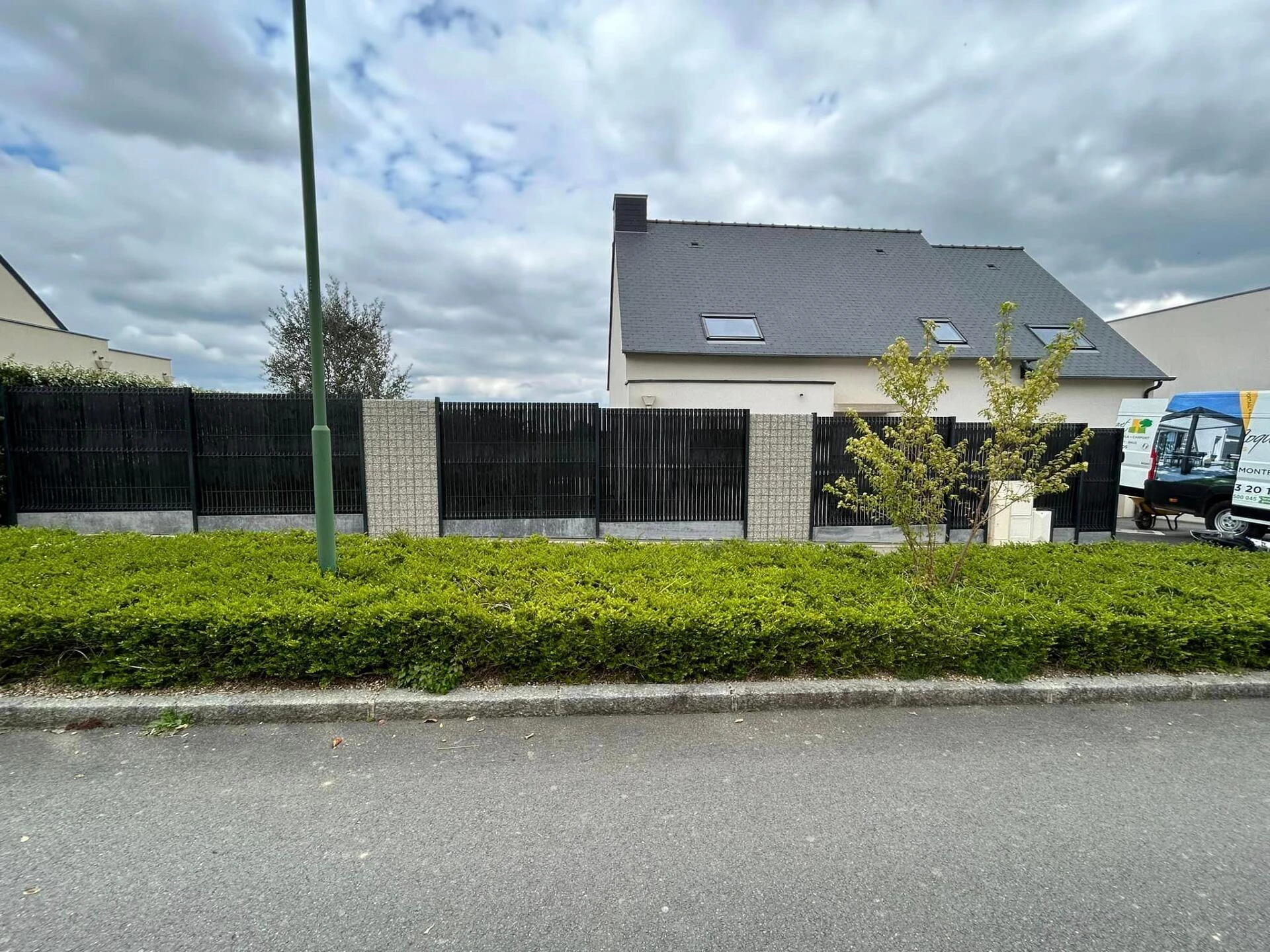 Gabion DoMaRoc' + Grillage rigide DoMaClo'