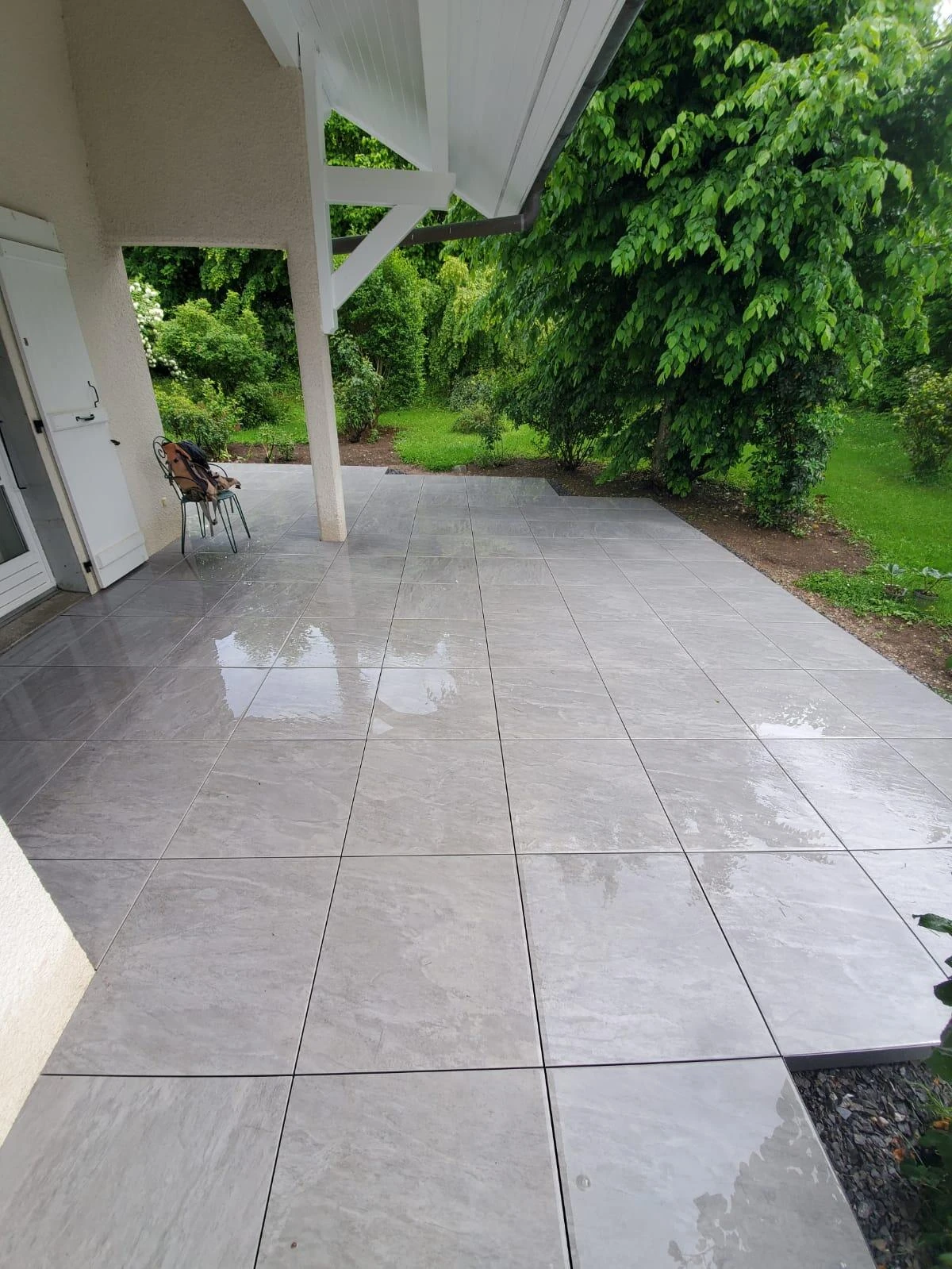 Terrasse en Grès Cérame sur plots