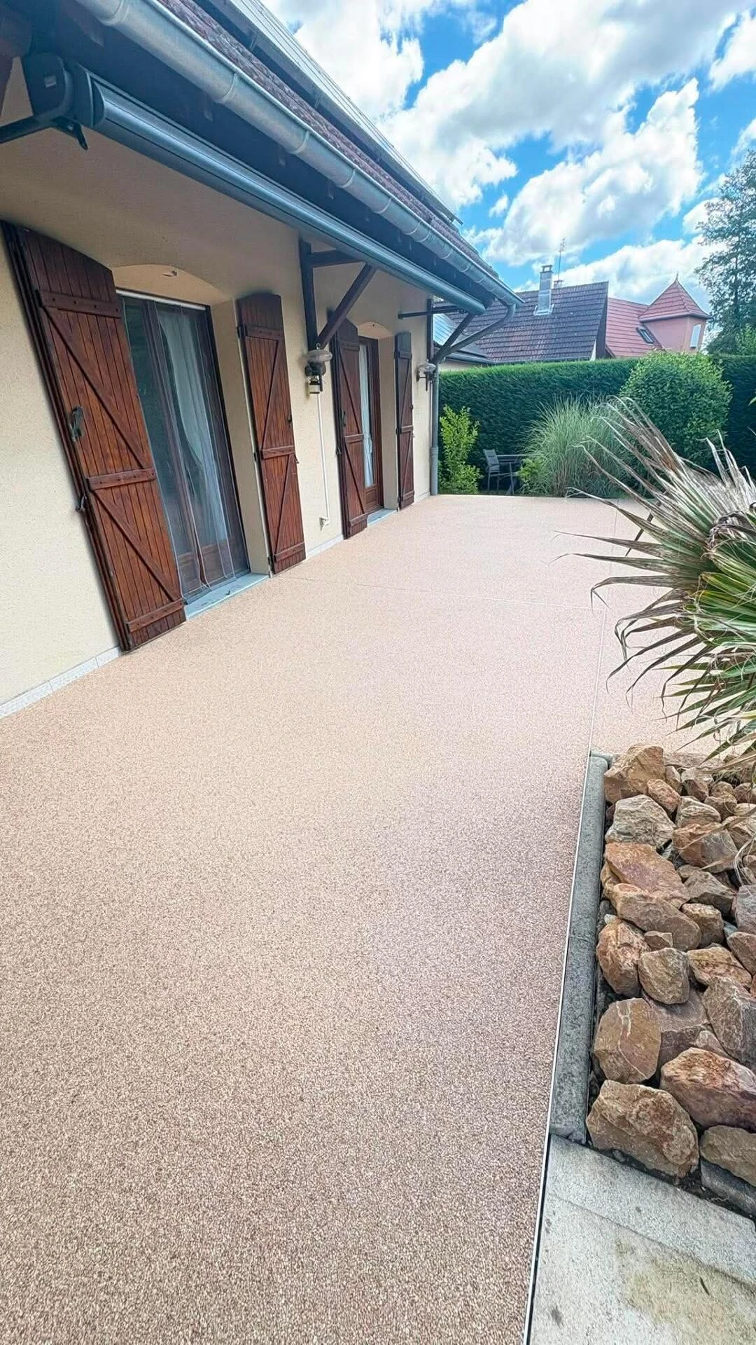 Terrasse en Hydrostar saumon