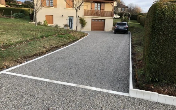 Allée de garage en Alvéostar® - Entreprise Moulharat