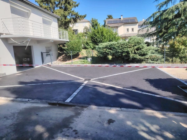 Allée de garage en enrobé à chaud