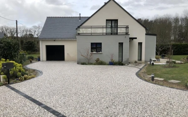 Allée de garage en Gravistar® - Entreprise Allain 56
