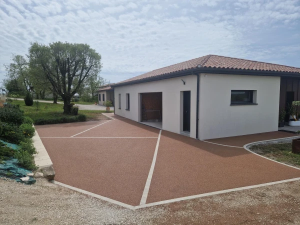 Allée de garage en Hydrostar® et Pavé la couture®