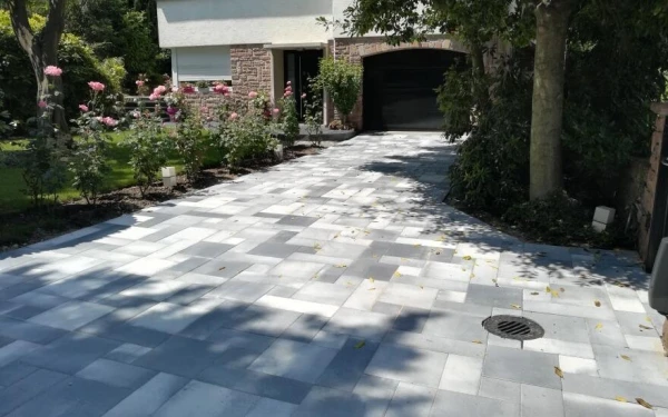 Allée de garage en Pavage