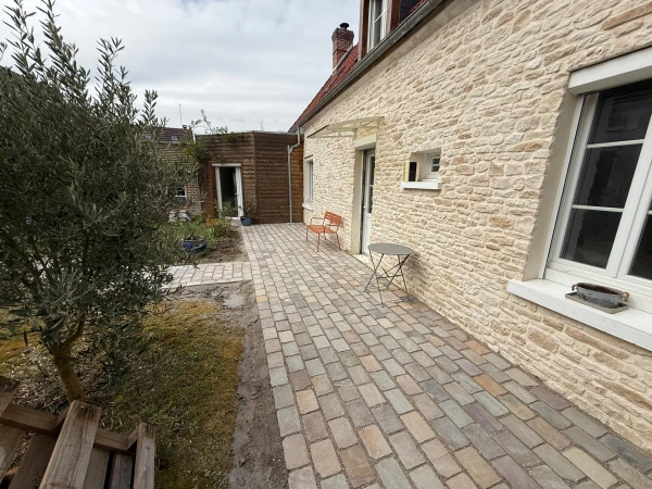Allée de jardin en Pavage d'Inde