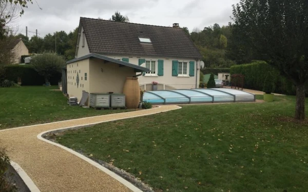 Allée piétonne en Alvéostar® - Entreprise Carpentier