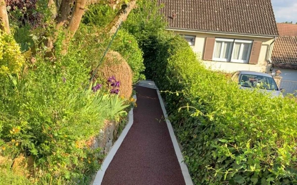 Allée piétonne en Stardraine® et Pavé La Couture®
