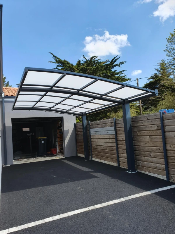 carport alu adossé