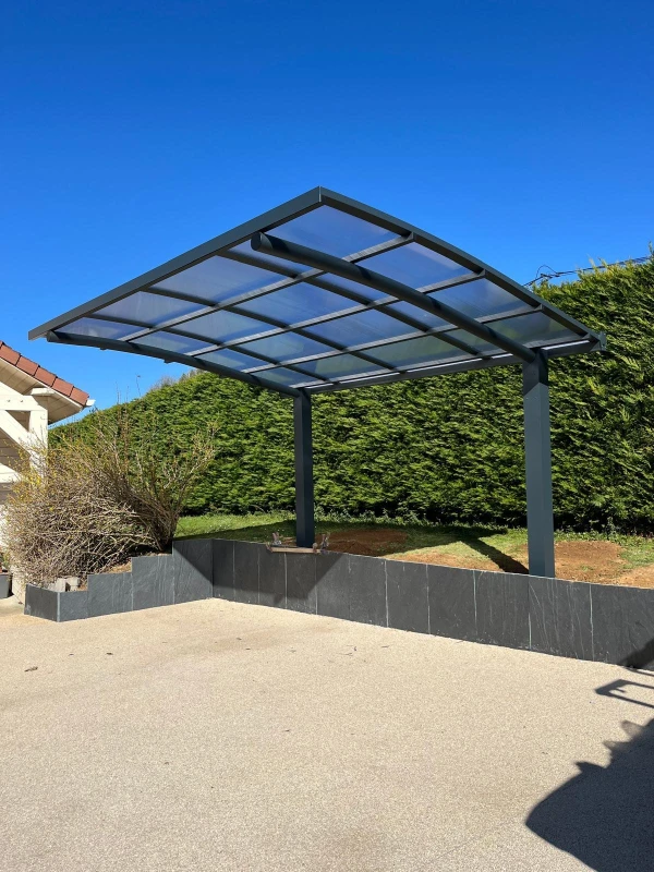 Carport cintré aluminium