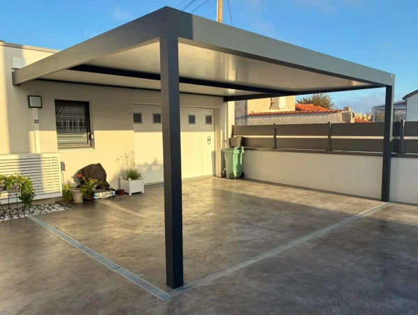 Carport Protect'R adossé en aluminium