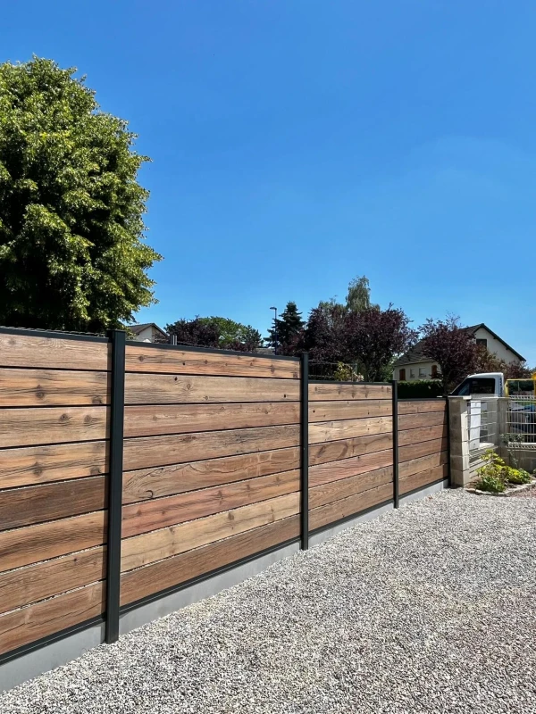 cloture composite lame persienne