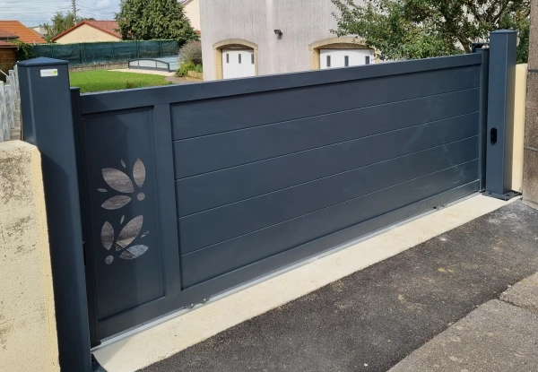 Coulissant aluminium Classic' Néo vision vertical