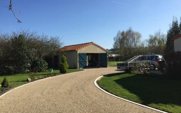 Cour en Gravistar® - Entreprise Binesse