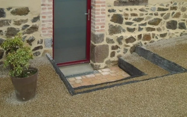 Entrée de maison en Gravistar®