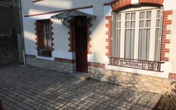 Entrée de maison en pavage