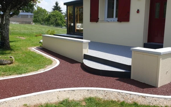 Entrée de maison en Stardraine® et Hydrostar®