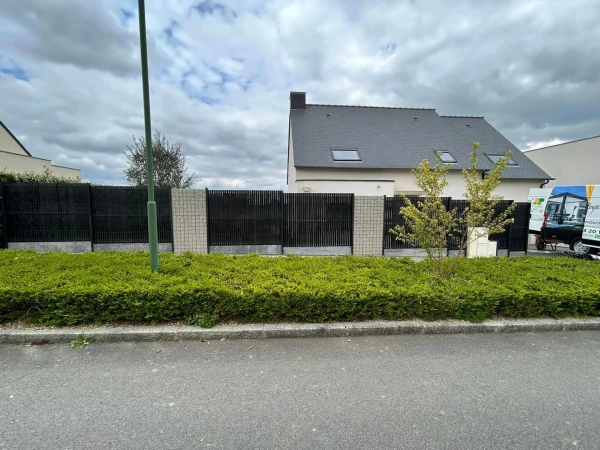 Gabion DoMaRoc' + Grillage rigide DoMaClo'