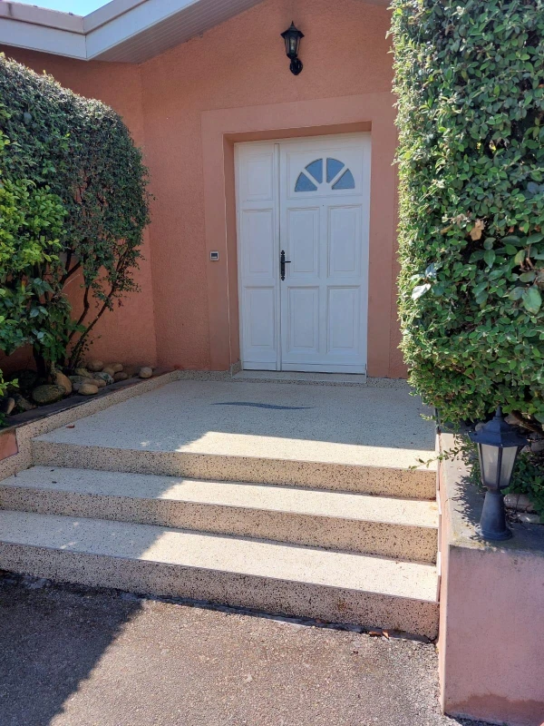 Nettoyage d'un escalier