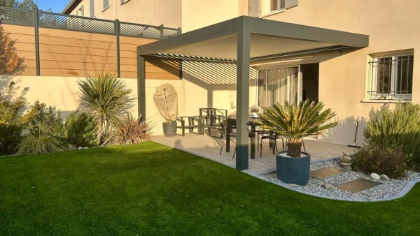 Pergola DoMaAbri' Max gris anthracite