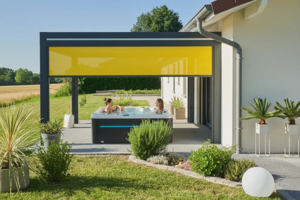 Pergola Prélude bioclimatique Harmony avec stores