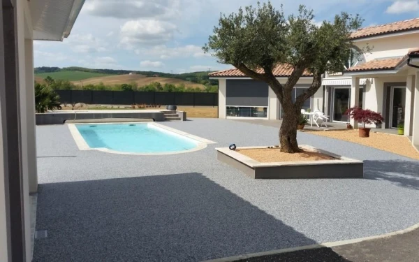Plage de piscine en Hydrostar®