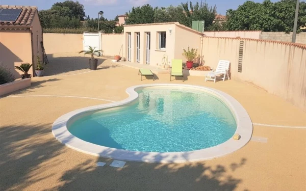 Plage de piscine en Minéralstar®
