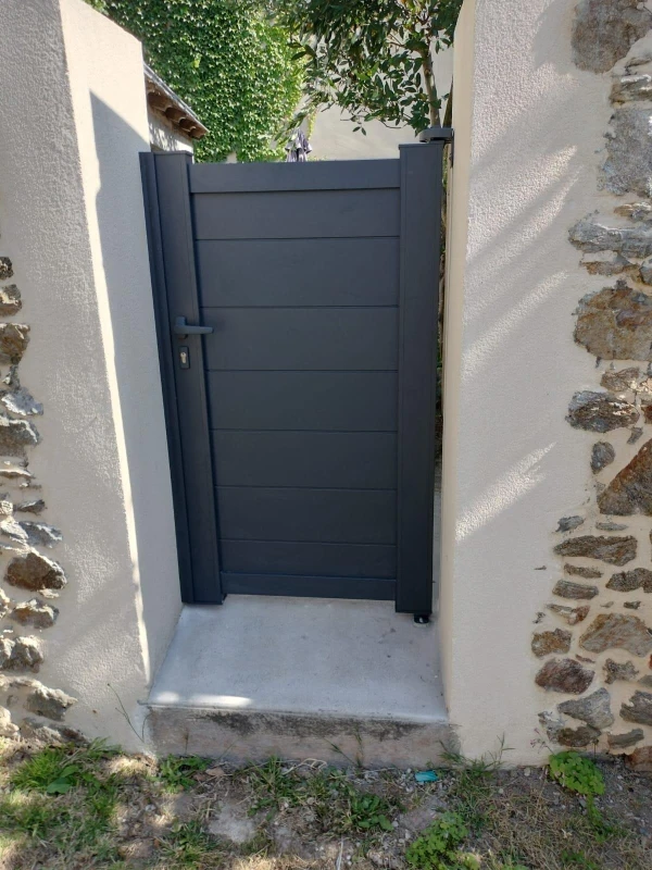 Portillon Colmont manuel Gris 7016