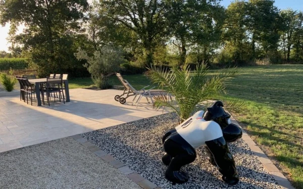 Terrasse en Alvéostar® et Dallage