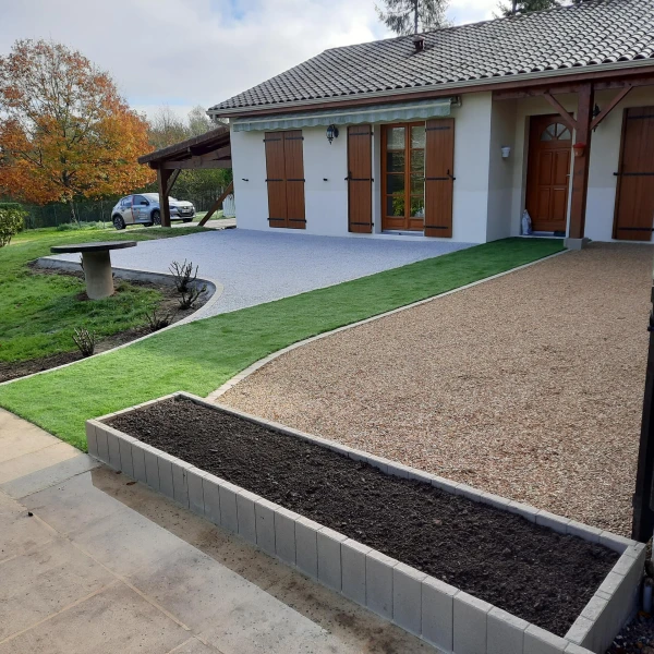 Terrasse en Alvéostar® et Dm green®