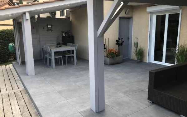 Terrasse en Dallage