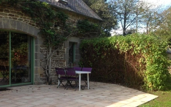 Terrasse en dallage