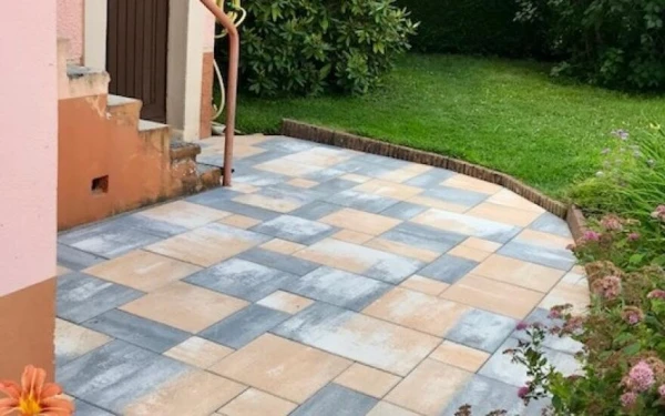 Terrasse en Dallage