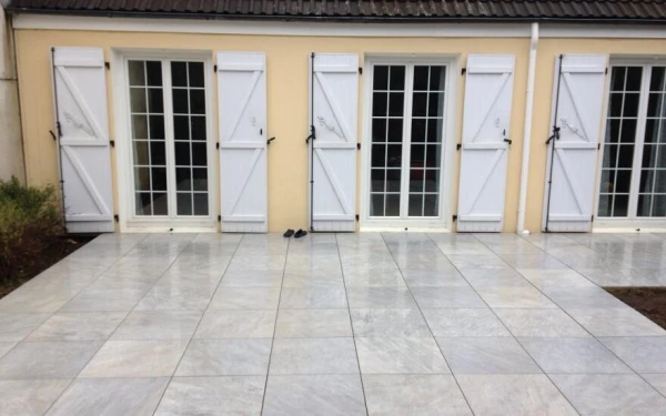 Terrasse en dallage - Entreprise Reynders
