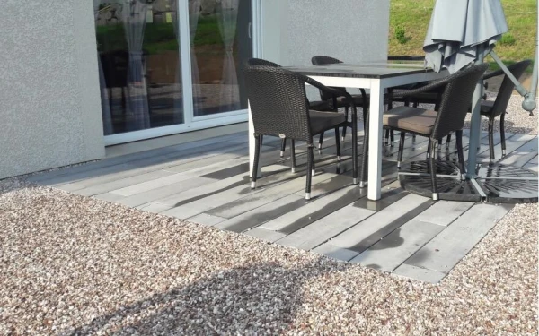 Terrasse en dallage - Entreprise Thiriet