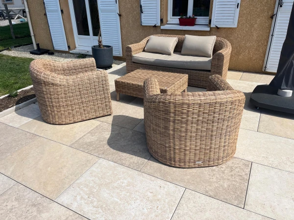 Terrasse en dallage Gisors