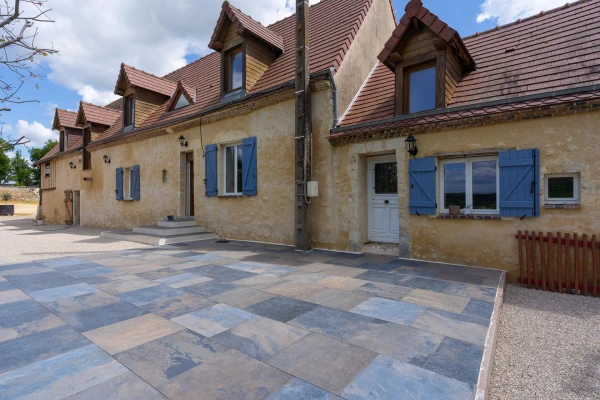 Terrasse en dallage sur plots