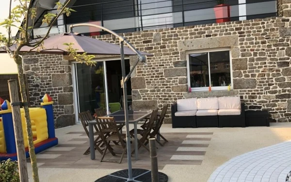 Terrasse en Hydrostar® Boibé et Pavé