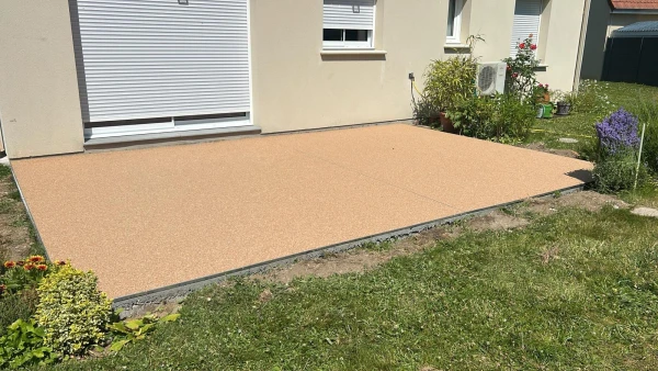 Terrasse en Hydrostar® saumon