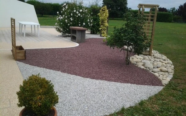 Terrasse en Minéralstar® et Boibé®