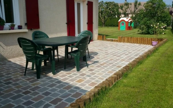 Terrasse en pavage