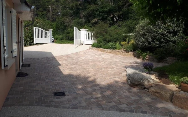 Terrasse en pavage