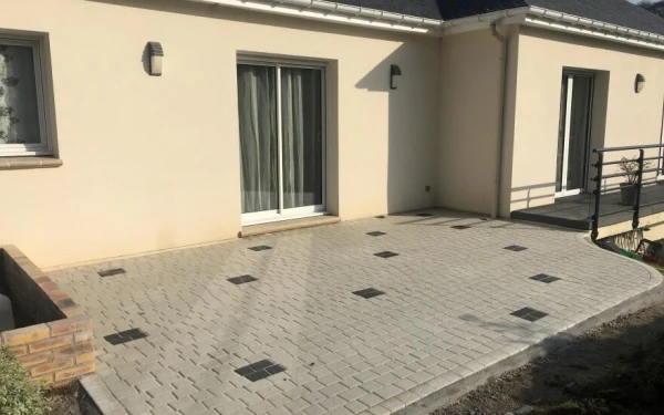 Terrasse en Pavage - Entreprise Poilblan
